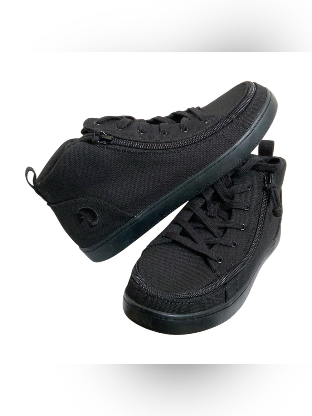 BILLY Sneaker Lace Mid Top Canvas Black